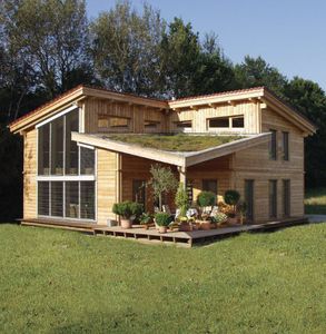 casa prefabricada / individual / moderna / de alerce