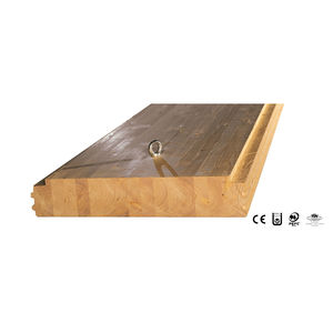 losa de pavimento de madera / de madera laminada encolada