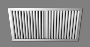 rejilla de ventilación de aluminio / rectangular