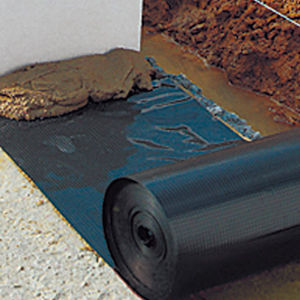 membrana impermeabilizante de protección / para cimentación / para forjado / en rollo