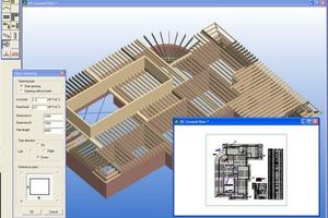 programa de análisis estructural / para estructura de madera / 3D