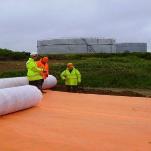 geotextil no tejido / de fibra mineral / anticontaminante