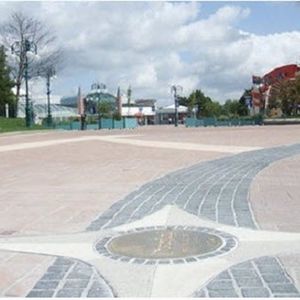 adoquín de piedra reconstituida / transitable / para espacio público