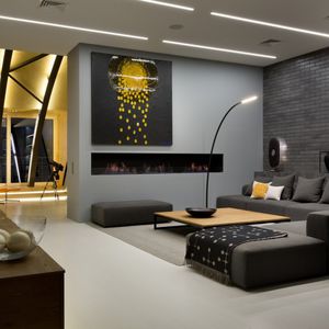 chimenea de bioetanol / moderna / hogar abierto / encastrable