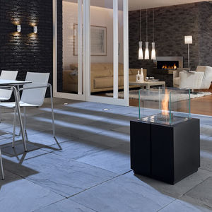 chimenea de bioetanol / moderna / hogar abierto / central