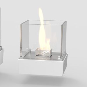 chimenea de bioetanol / moderna / hogar abierto / central