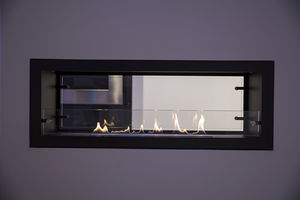 chimenea de bioetanol / moderna / hogar abierto / de doble cara