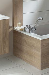 revestimiento para bañera rectangular / de MDF lacado