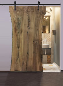 puerta de interior / corredera / de madera