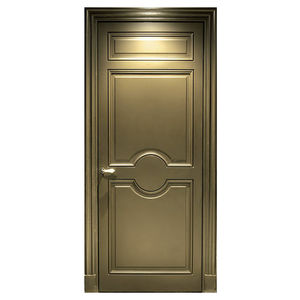 puerta de interior / abatible / de madera / acústica