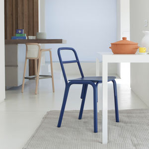 silla de diseño escandinavo / de madera / profesional
