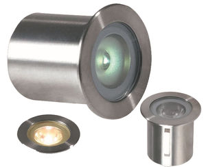 luminaria empotrable de suelo / LED / redonda / de exterior