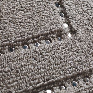 alfombra moderna / con motivos / de lana / rectangular