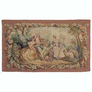 tapiz de Aubusson / clásico / con motivos / de lana
