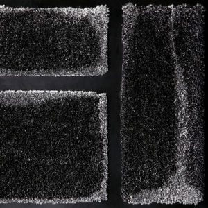 alfombra moderna / con motivos / de lana / rectangular