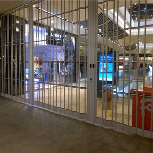reja de seguridad amovible / para escaparates / para ventana