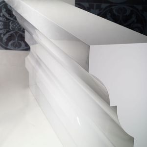 mostrador de recepción de madera / para peluquería