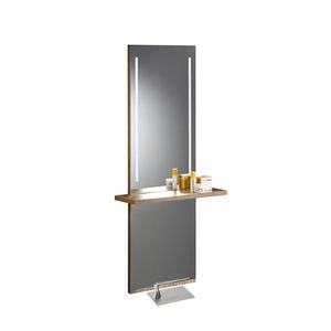 tocador moderno / de madera / de pared / para peluquería