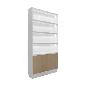 vitrina moderna / de madera / para el sector servicios