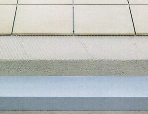 aislante termoacústico / de poliestireno extruido / para techado / tipo panel rígido