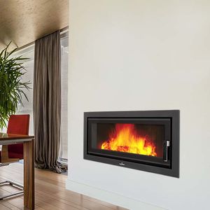 chimenea insertable de leña / de 1 cara