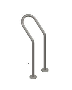 aparcabicis de acero / de acero galvanizado / de acero inoxidable