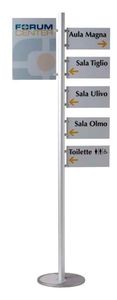 panel de señalización de aluminio / de doble cara / de orientación