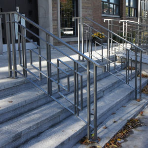 barandilla de acero / con barrotes / de exterior / para escalera