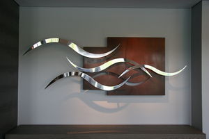 escultura de madera / mural
