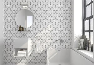 espejo de pared / moderno / rectangular / redondo