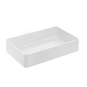lavabo sobre encimera / rectangular / de Cristalplant® / moderno