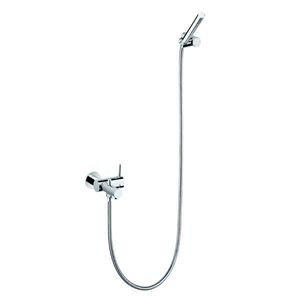 grifo monomando para ducha / de pared / de metal cromado / de baño