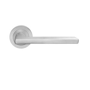manilla de puerta / de acero inoxidable / moderna