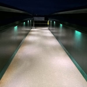 pasamano de acero inoxidable / con iluminación de LED integrada