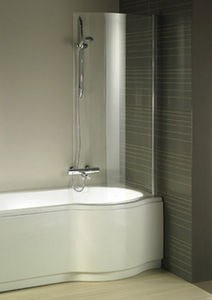 mampara de bañera abatible