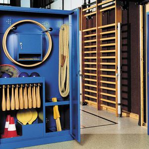 armario de almacenamiento para equipamientos deportivos / para el sector servicios