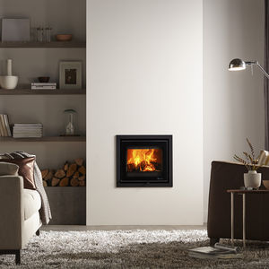 chimenea insertable de leña / de 1 cara