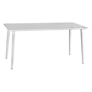 mesa moderna / de madera / rectangular / redonda