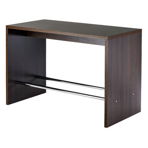 mesa alta moderna / de plástico / de HPL / rectangular