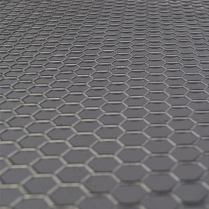 chapa de acero / de fachada / perforación hexagonal