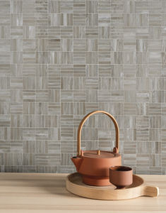 mosaico de interior / de pared / de vidrio / cuadrado