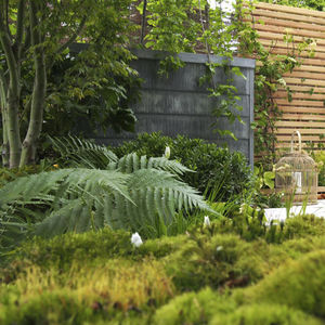 fuente de jardín / de zinc
