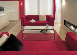mesa de centro / de diseño Bauhaus / de madera / de metal
