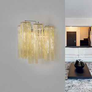 aplique moderno / de cristal de Murano / LED