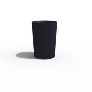 jardinera de hormigón / redonda / moderna / para espacio público