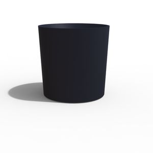 jardinera de hormigón / redonda / moderna / para espacio público