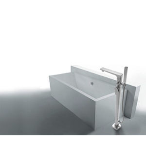grifo monomando para bañera / para suelo / de metal cromado / para baño