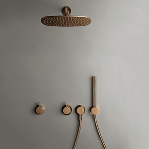 set de ducha de pared / moderno / con alcachofa / con rociador fijo