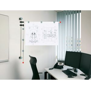 panel indicador de pared / de interior / magnético / de metal
