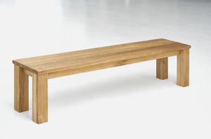 banco de diseño escandinavo / de roble / de madera maciza / de nogal